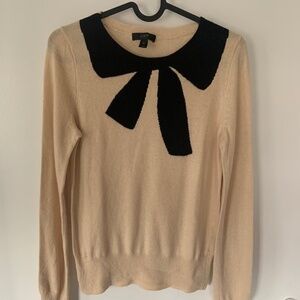 J. Crew Wool-Blend Bow Sweater